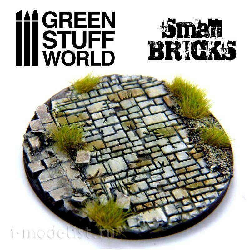 1376 Green Stuff World Инструмент для создания текстуры кирпича / Rolling Pin Small Bricks