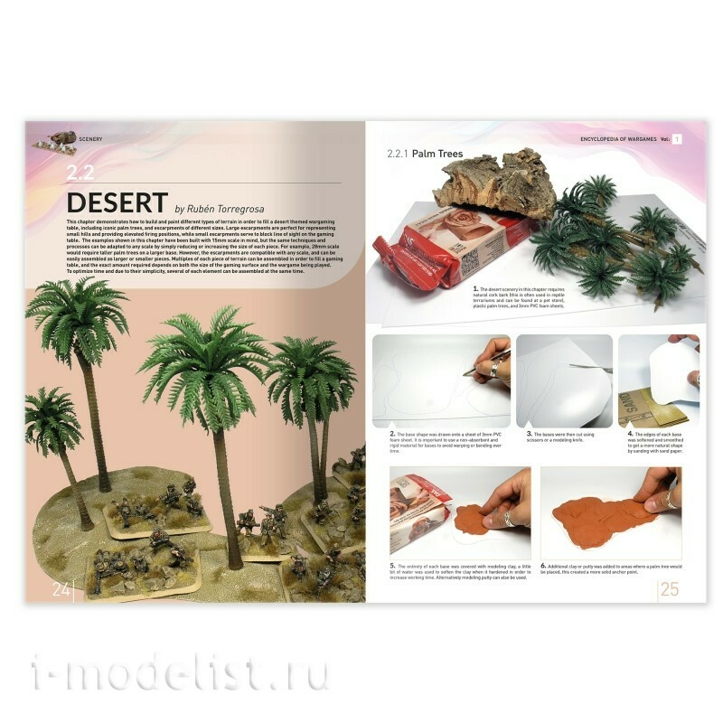 IONIC-1305 Ammo Mig Книга ENCYCLOPEDIA of WARGAMES том 1: Декорации / Vol.1: Escenografía (испанский язык)