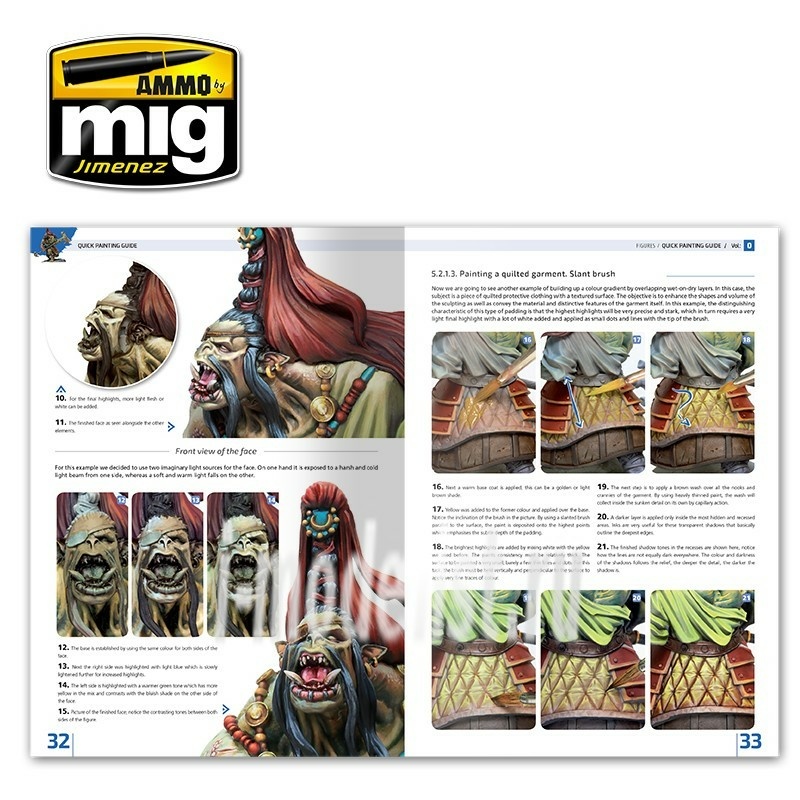 AMIG6220 Ammo Mig ENCYCLOPEDIA OF FIGURES MODELLING TECHNIQUES VOL. 0 - QUICK GUIDE FOR PAINTING (English) / ЭНЦИКЛОПЕДИЯ МОДЕЛИРОВАНИЯ ФИГУР ТОМ 0. - БЫСТРОЕ РУКОВОДСТВО ПО ПОКРАСКЕ (Английский)