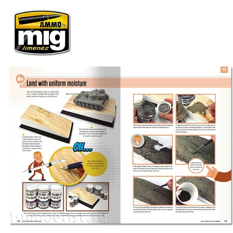 AMIG6210 Ammo Mig MODELLING SCHOOL - HOW TO MAKE MUD IN YOUR MODELS (English)