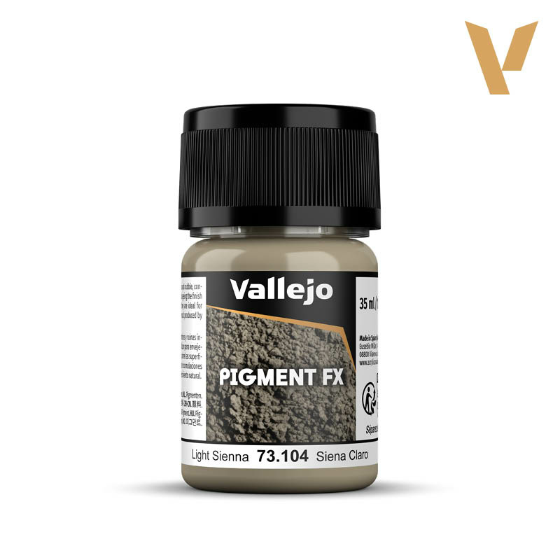 73104  Vallejo Pigment FX Пигмент Светлая сиена / Light Sienna