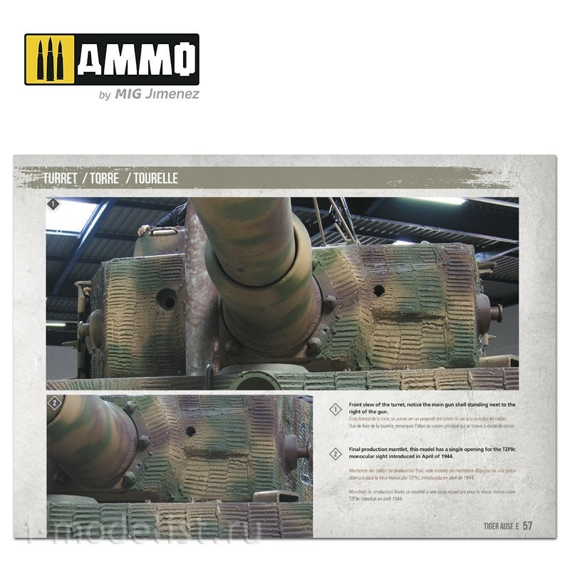 AMIG6024 Ammo Mig Руководство для моделистов - Tiger Ausf.E / Tiger Ausf.E – VISUAL MODELERS GUIDE (Английский и испанский язык)