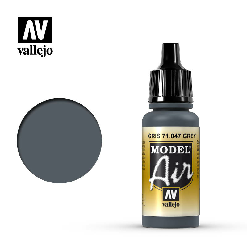 71047 Vallejo Краска акриловая `Model Air` Серый / Grey