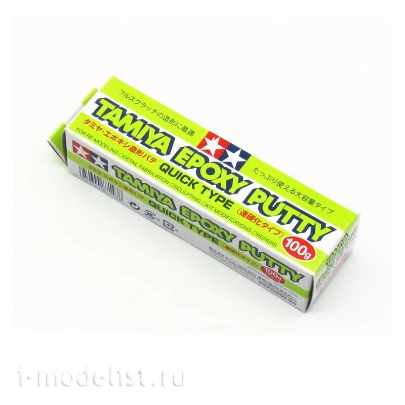 87143 Tamiya Эпоксидная шпаклевка быстрого типа (Epoxy Putty Quick)