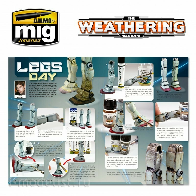 AMIG4774 Ammo Mig THE WEATHERING MAGAZINE 25 - Колеса, Траки И Поверхности (Русский)