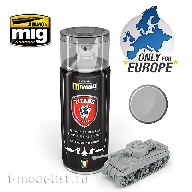 TTH102 Ammo Mig Светло-серая матовая грунтовка