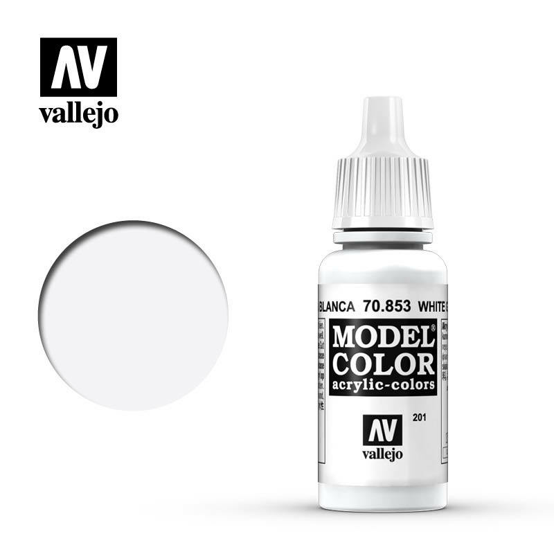 70853 Vallejo Краска акриловая `Model Color` Белила патиновые / White Glaze