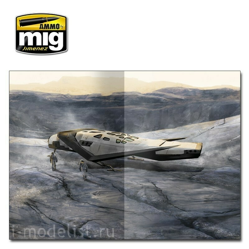 AMIG6110 Ammo Mig Книга GRAVITY 1.0 - Руководство по идеальному научно-фантастическому моделированию / Sci-Fi Modelling's Perfect Guide
