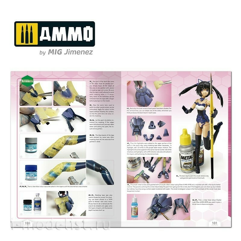 AMIG6113 Ammo Mig Книга How to KOTOBUKIYA Models (Английский язык)