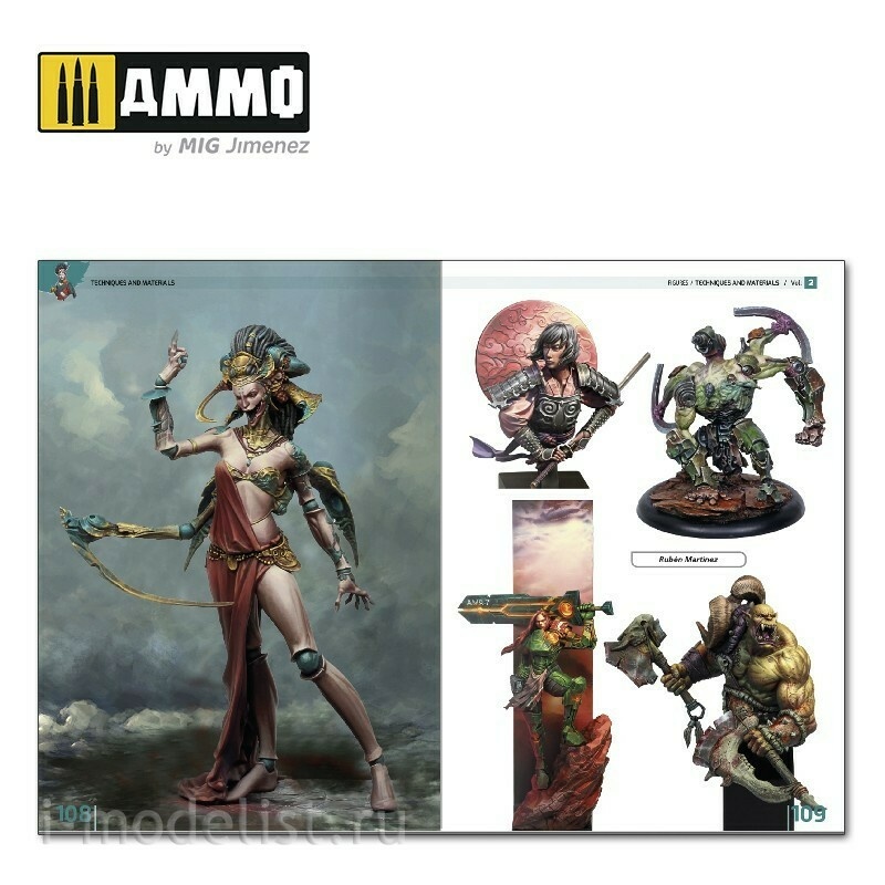 AMIG6222 Ammo Mig Журнал ENCYCLOPEDIA OF FIGURES MODELLING TECHNIQUES - Том 2. Методы и материалы / Vol. 2 Techniques and Materials