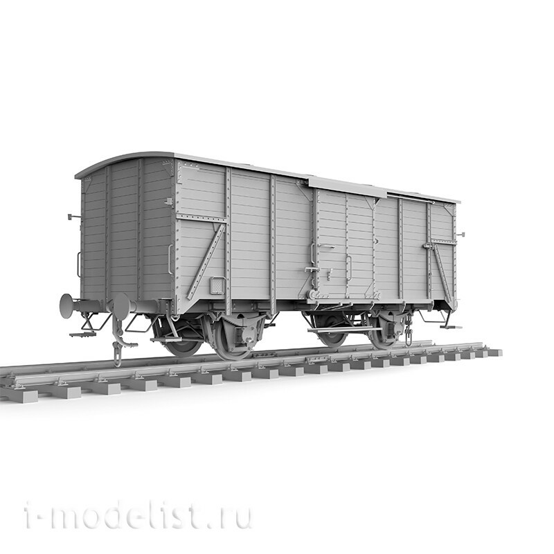 AK35502 AK Interactive 1/35 Немецкий железнодорожный крытый вагон Gedeckter Güterwagen G 10
