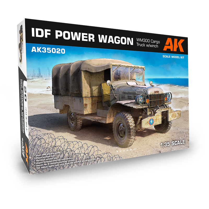 AK35020 AK Interactive 1/35 Грузовой автомобиль IDF Power Wagon WM300 с лебедкой