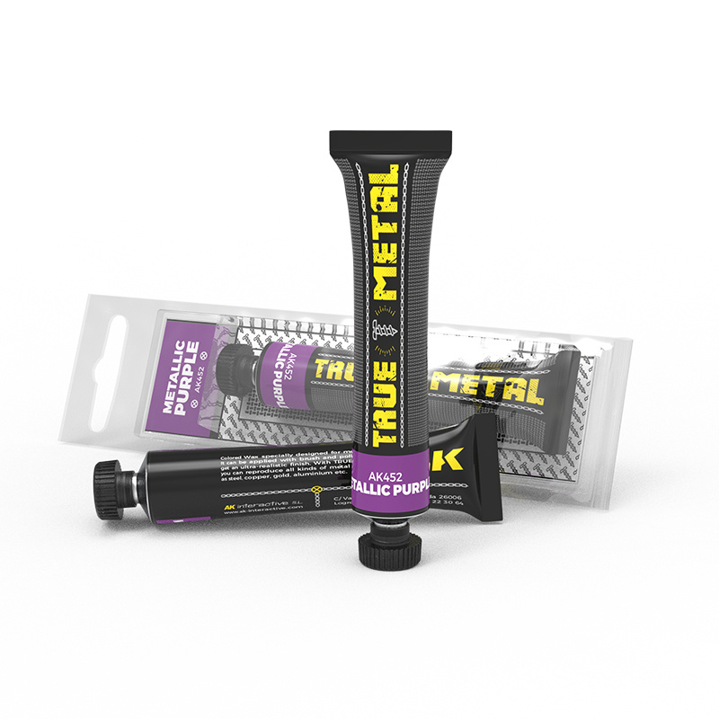 AK452 AK Interactive TRUE METAL METALIC PURPLE (настоящий металл, пурпурный металлик)