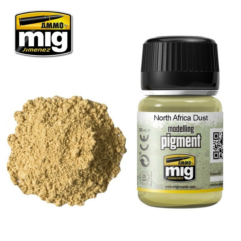 AMIG3003 Ammo Mig Пигмент Северо-африканская пыль \ PIGMENT North Africa Dust