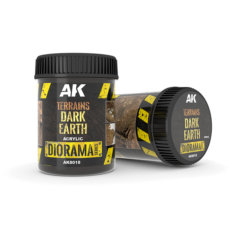 AK8018 AK Interactive Terrains Dark Earth 250ml (Тёмная грязь)