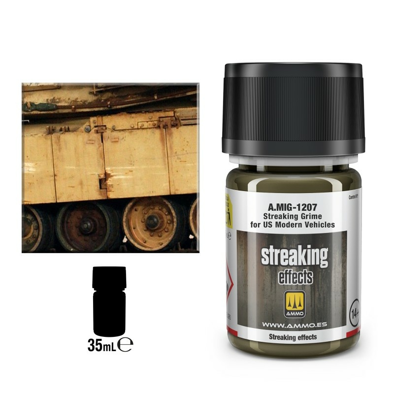 AMIG1207 Ammo Mig Потеки грязи для современной американской техники / STREAKING Grime for US Modern Vehicles