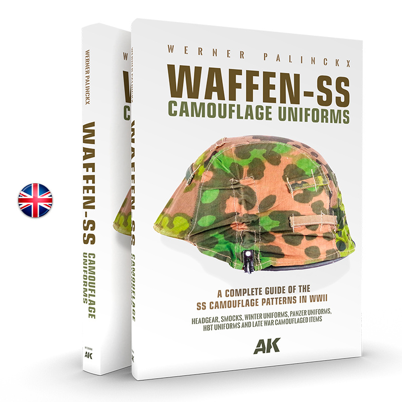 AK130008 AK Interactive Книга Камуфляжная форма Ваффен-СС от Вернера Палинкса / Waffen-SS Camouflage Uniforms by Werner Palinckx