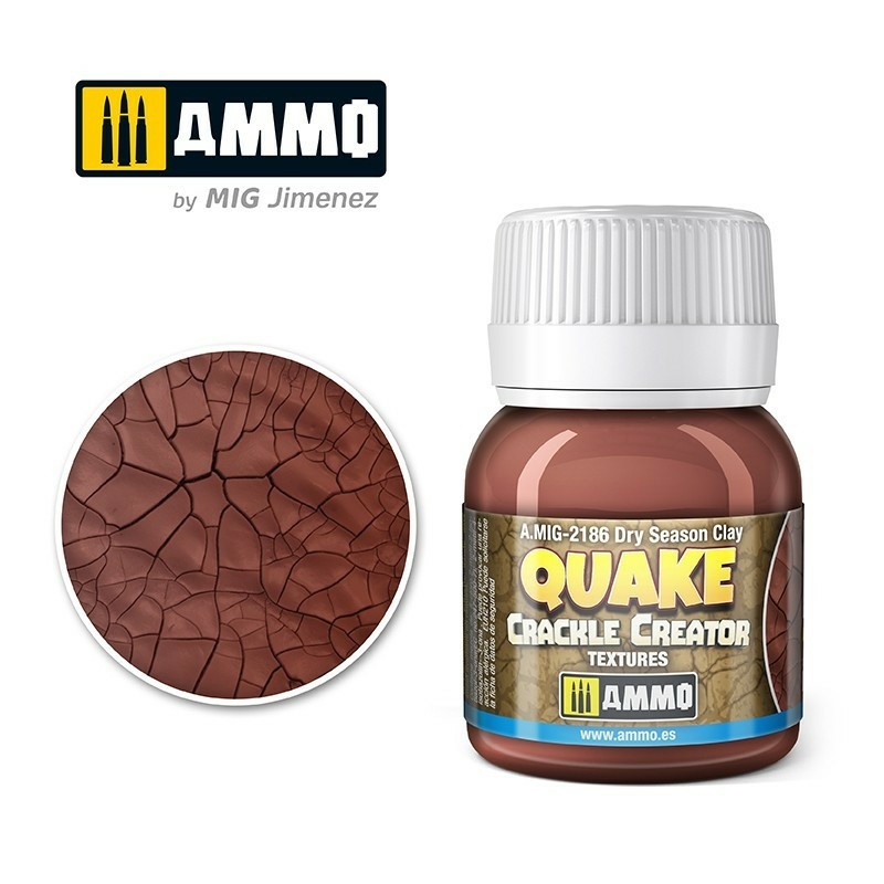 AMIG2186 Ammo Mig Создатель текстур QUAKE CRACKLE CREATOR Сухая глина / Dry Season Clay