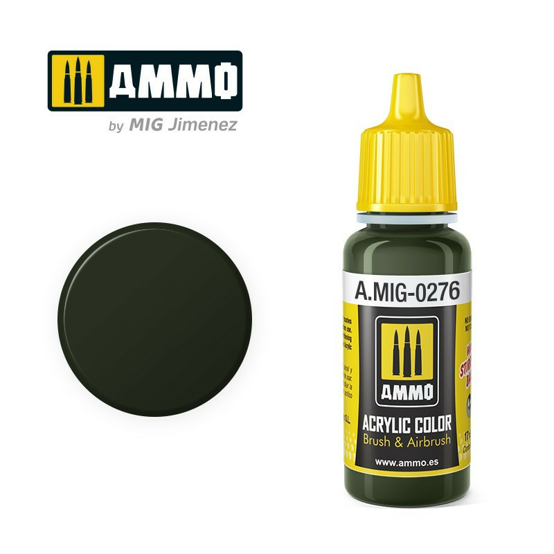AMIG0276 Ammo Mig Акриловая краска Verde Oliva Scuro 2