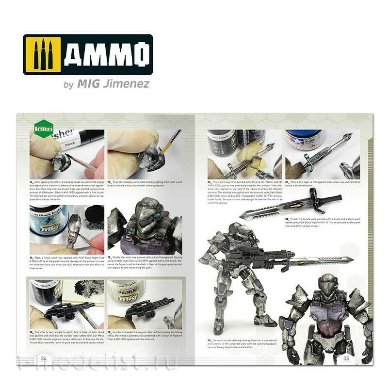 AMIG6113 Ammo Mig Книга How to KOTOBUKIYA Models (Английский язык)