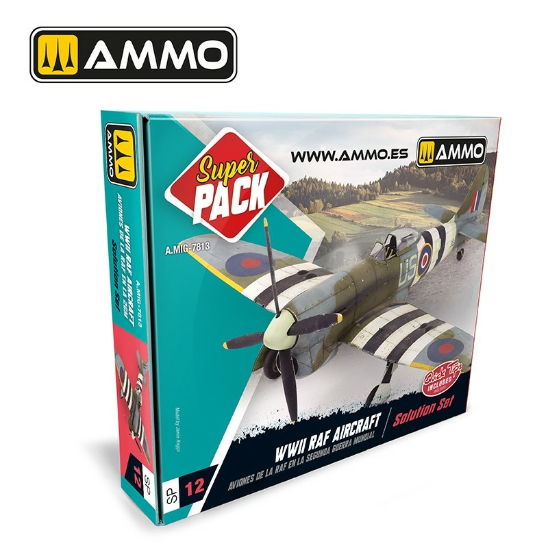 AMIG7813 Ammo Mig Набор SUPER PACK Самолеты Королевских ВВС времен Второй мировой войны / WWII RAF Aircraft