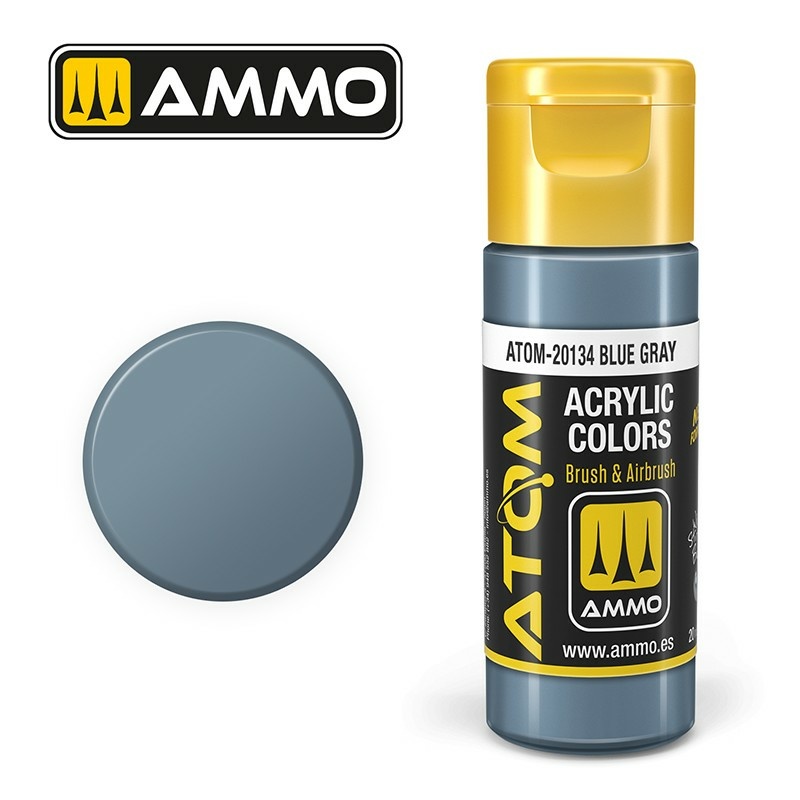 ATOM20134 Ammo Mig Акриловая краска ATOM COLOR Сине-серый / Blue Gray