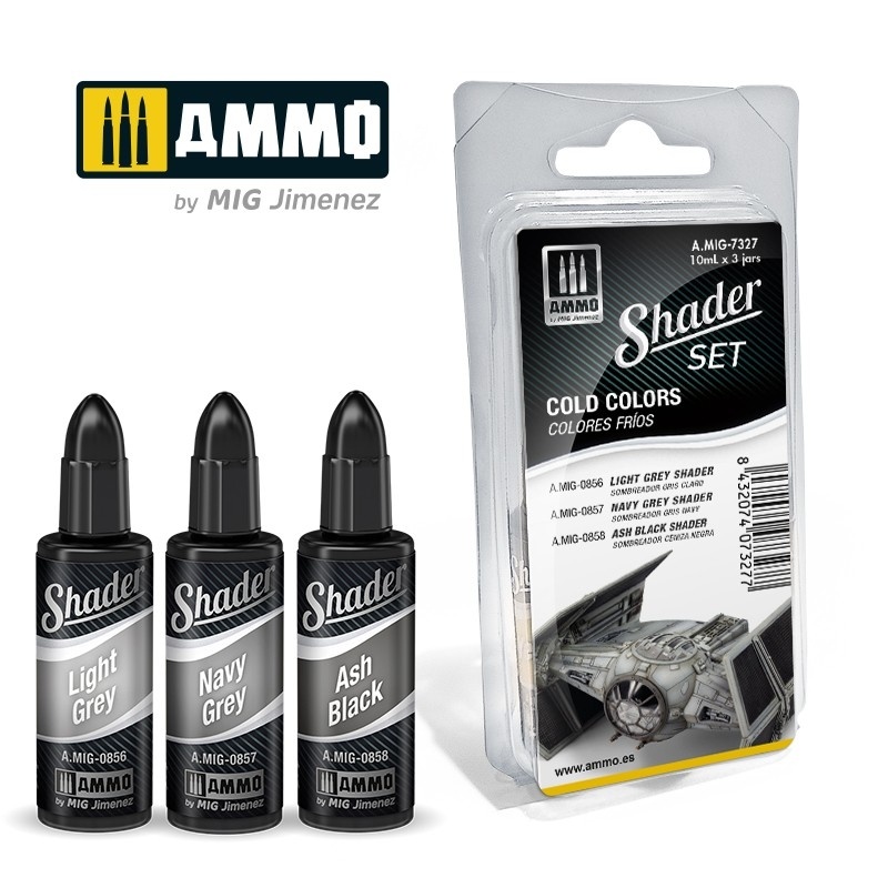 AMIG7327 Ammo Mig Набор красок SHADER Холодные цвета