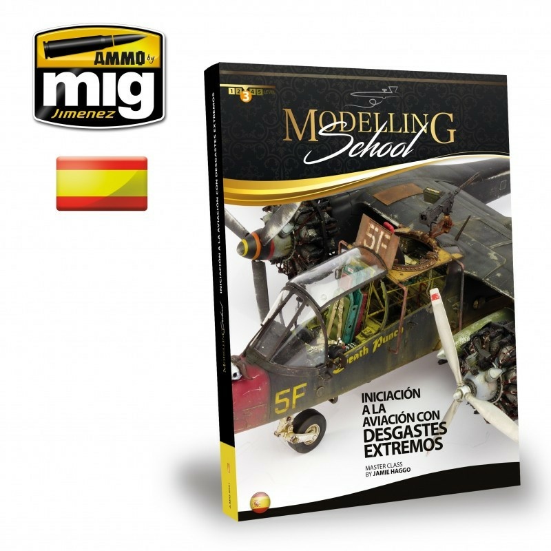 AMIG6031 Ammo Mig Книга Modelling school: Авиация / Aviación (испанский язык)