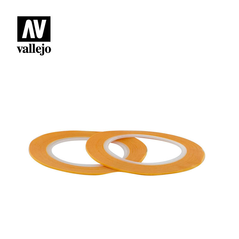 T07002 Vallejo Маскировочная лента 1 мм х 18 м / Masking Tape 1mm x 18m