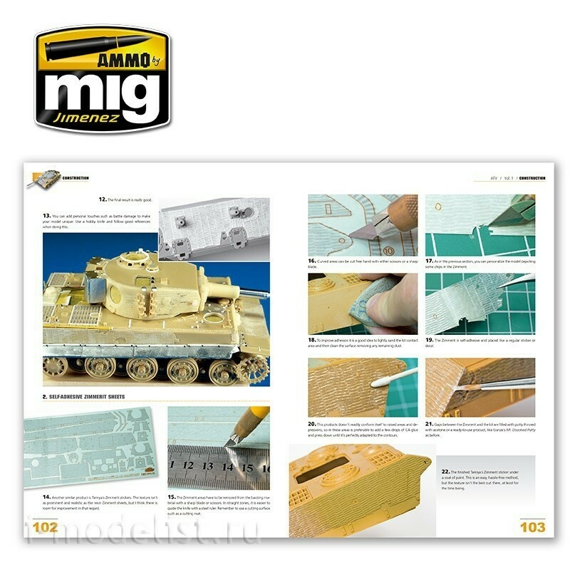 AMIG6150 Ammo Mig Книга ENCYCLOPEDIA OF ARMOUR MODELLING TECHNIQUES - Том 1. Строительство / Vol. 1 Construction