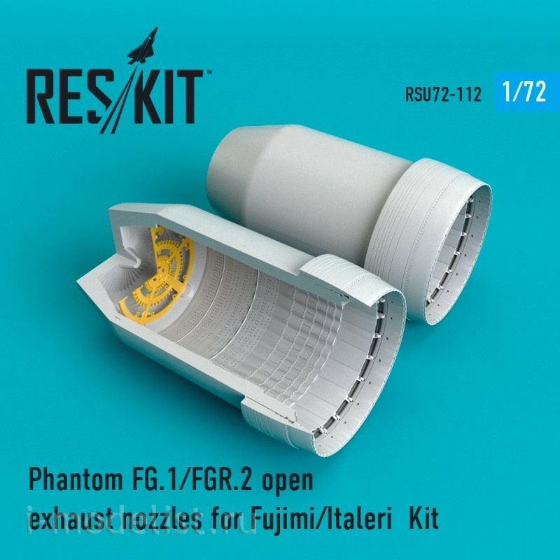 RSU72-0112 RESKIT 1/72 Открытые сопла для Phantom FG.1/FGR.2 (Fujimi/Italeri)