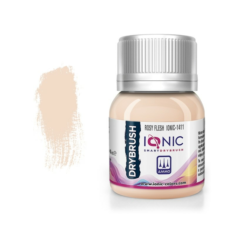 IONIC-1411 Ammo Mig Краска IONIC DRYBRUSH Розовая плоть / Rosy Flesh