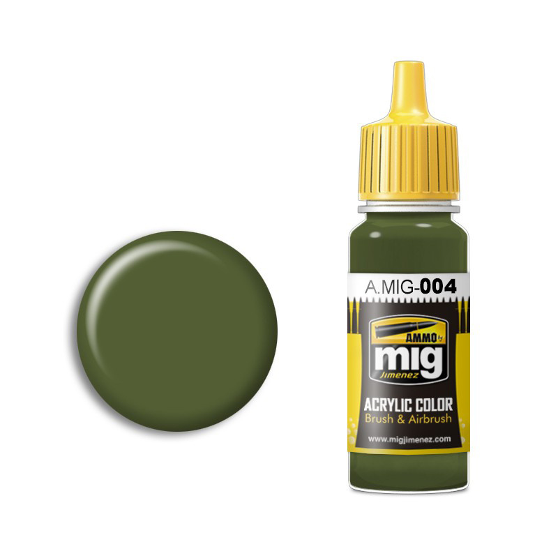 AMIG0004 Ammo Mig RAL 6011 B RESEDAGRUN (Желто-зеленый вариант 2)