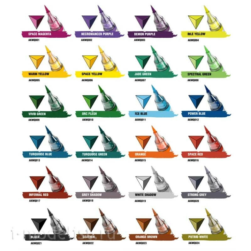 AKMQ150 AK Interactive Набор маркеров Quick Markers Special Box (34 шт.)