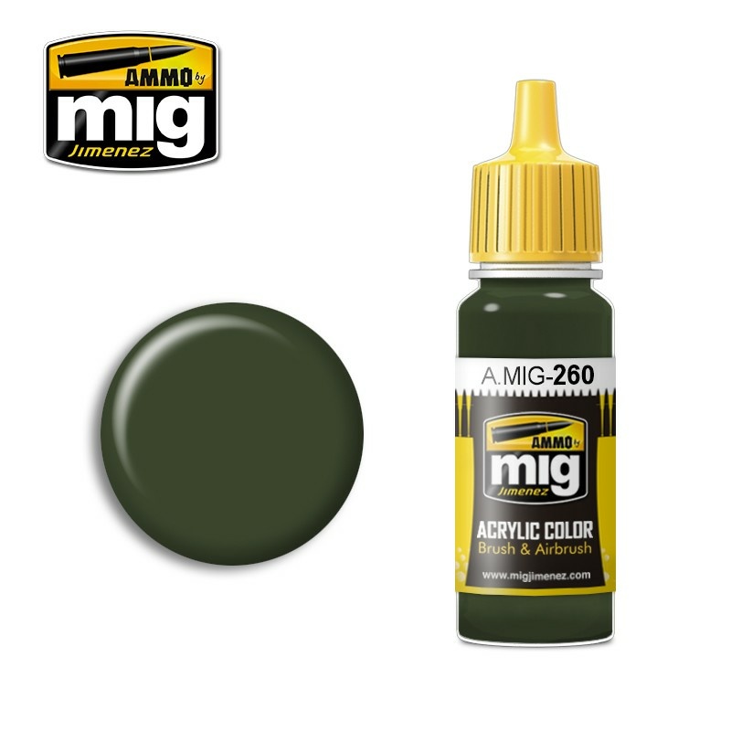 AMIG0260 Ammo Mig Краска акриловая IJA KAWASAKI зелёная/ IJA KAWASAKI GREEN