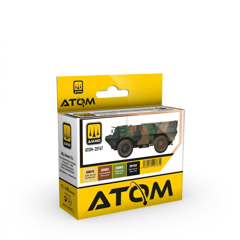 ATOM20767 Ammo Mig Набор ATOM современных цветов для вооруженных сил Франции / Modern French Armed Forces Colors Set