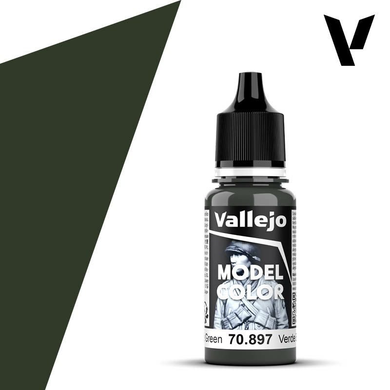 70897 Vallejo Краска акриловая `Model Color` Бронзово-зелёный / Bronze Green