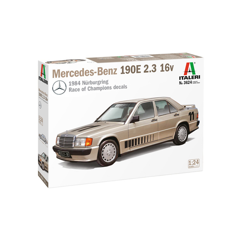 3624 Italeri 1/24 Автомобиль Mercedes-Benz 190E 2.3 16v