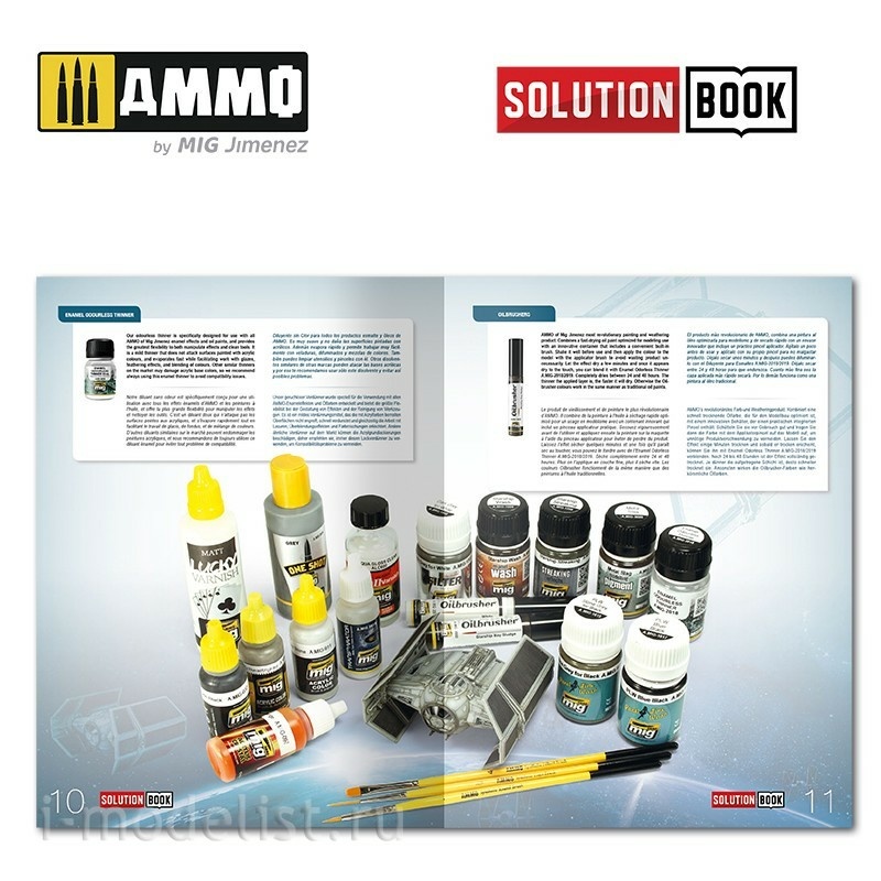 AMIG6520 Ammo Mig SOLUTION BOOK. HOW TO PAINT IMPERIAL GALACTIC FIGHTERS (Multilingua