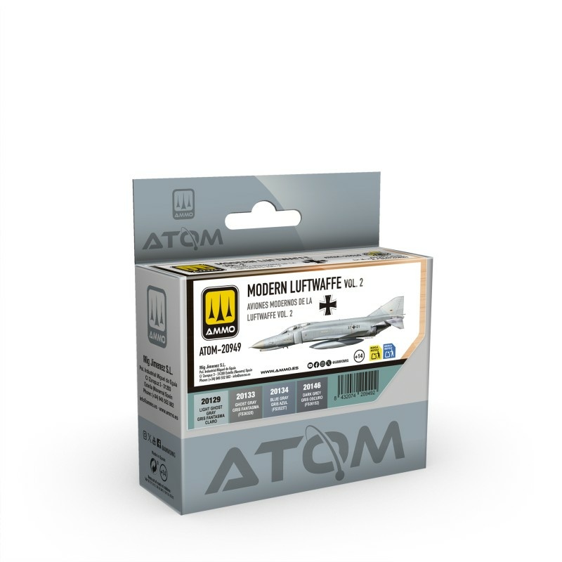 ATOM20949 Ammo Mig Набор ATOM Современное Люфтваффе. Том 2 / Modern Luftwaffe Vol. 2 Set