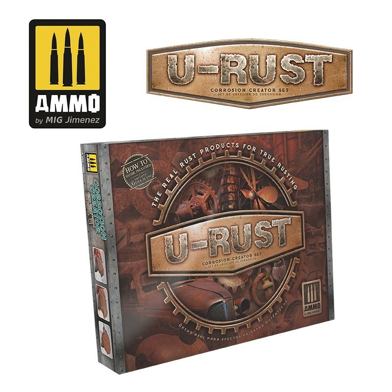 AMIG7460 Ammo Mig Набор U-RUST для создания эффекта коррозии / Corrosion Creator Set