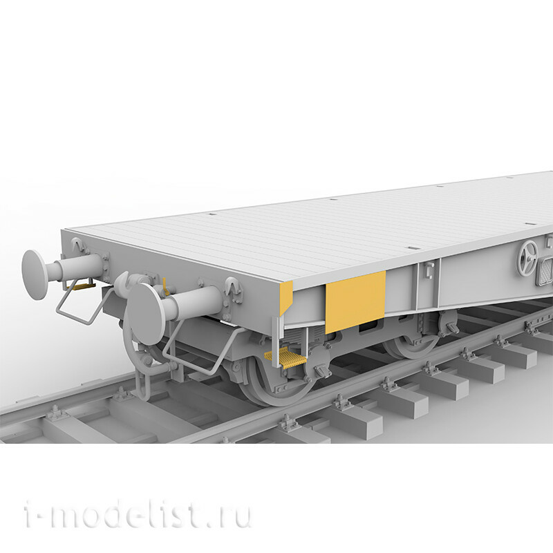 AK35501 AK Interactive 1/35 Немецкий железнодорожный вагон с тяжёлой платформой типа SSYS
