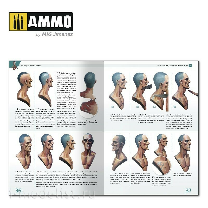 AMIG6222 Ammo Mig Журнал ENCYCLOPEDIA OF FIGURES MODELLING TECHNIQUES - Том 2. Методы и материалы / Vol. 2 Techniques and Materials