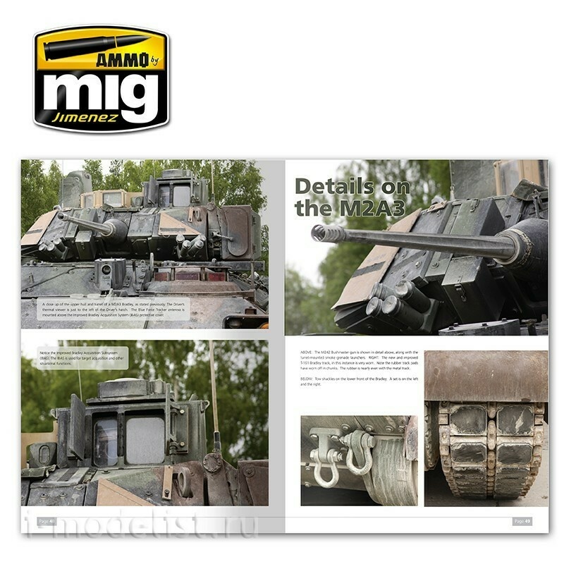 AMIG5951 Ammo Mig Журнал IN DETAIL - Боевая машина M2A3 Bradley в Европе, Том 1 / IN DETAIL - M2A3 Bradley Fighting Vehicle in Europe Vol. 1