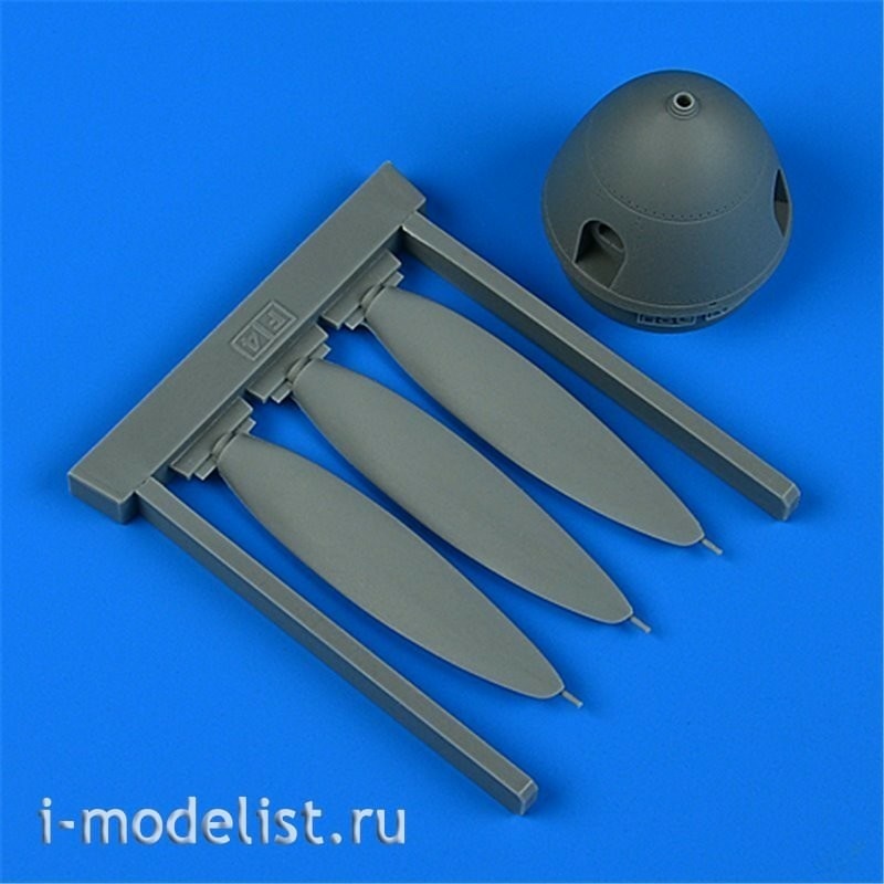 QB32 255 QuickBoost 1/32 Набор дополнений Bf 109F-4 propeller for Revell