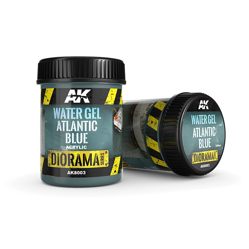 AK Interactive Diorama. Water Gel Atlantic Blue 250