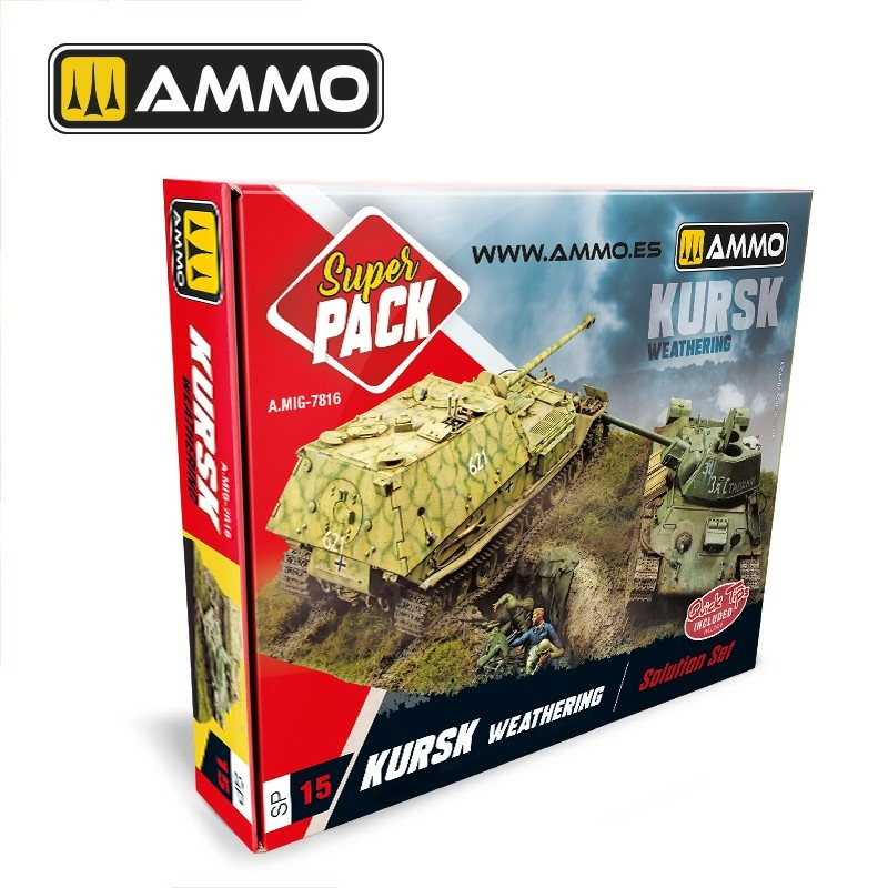 AMIG7816 Ammo Mig Набор SUPER PACK KURSK Везереинг / Weathering