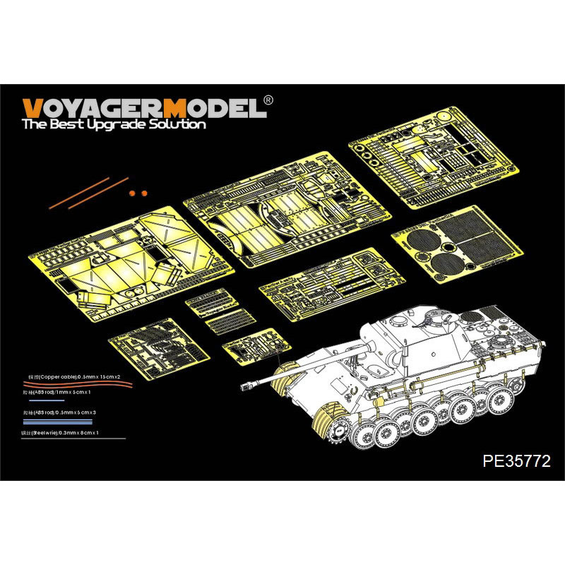 PE35772 Voyager Model 1/35 Фототравление для M60A1 (для DRAGON 6160)