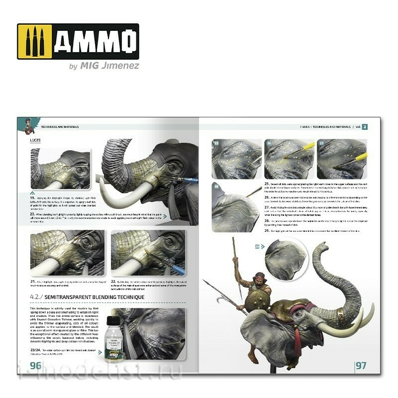 AMIG6222 Ammo Mig Журнал ENCYCLOPEDIA OF FIGURES MODELLING TECHNIQUES - Том 2. Методы и материалы / Vol. 2 Techniques and Materials