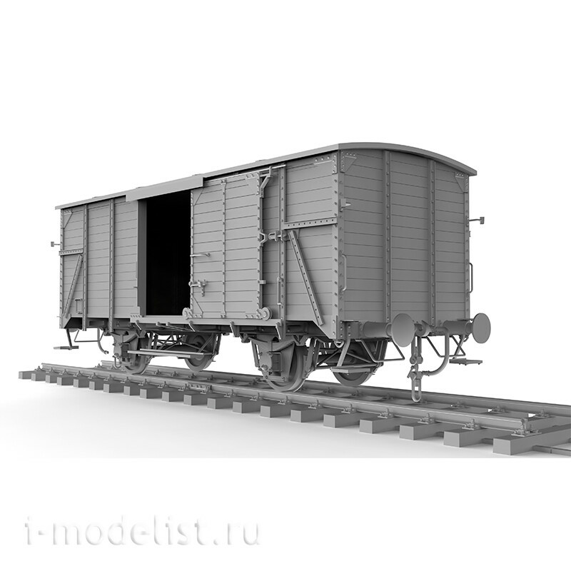 AK35502 AK Interactive 1/35 Немецкий железнодорожный крытый вагон Gedeckter Güterwagen G 10
